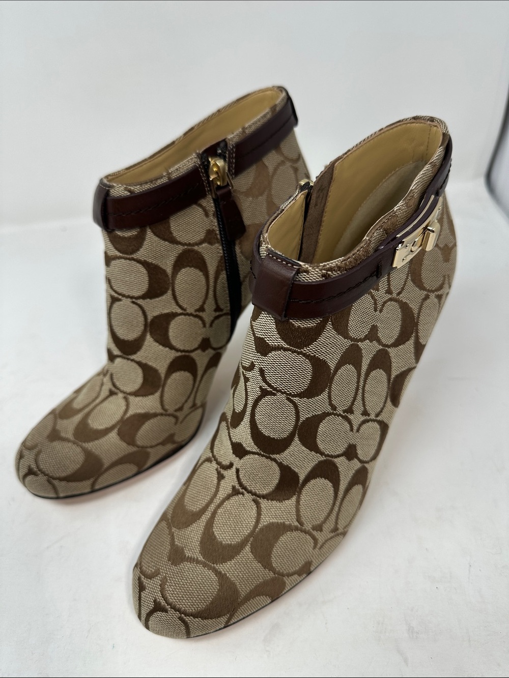 Coach Booties Size 7 1/2B